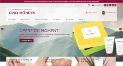 Desktop Screenshot of cinqmondes-marseille.com